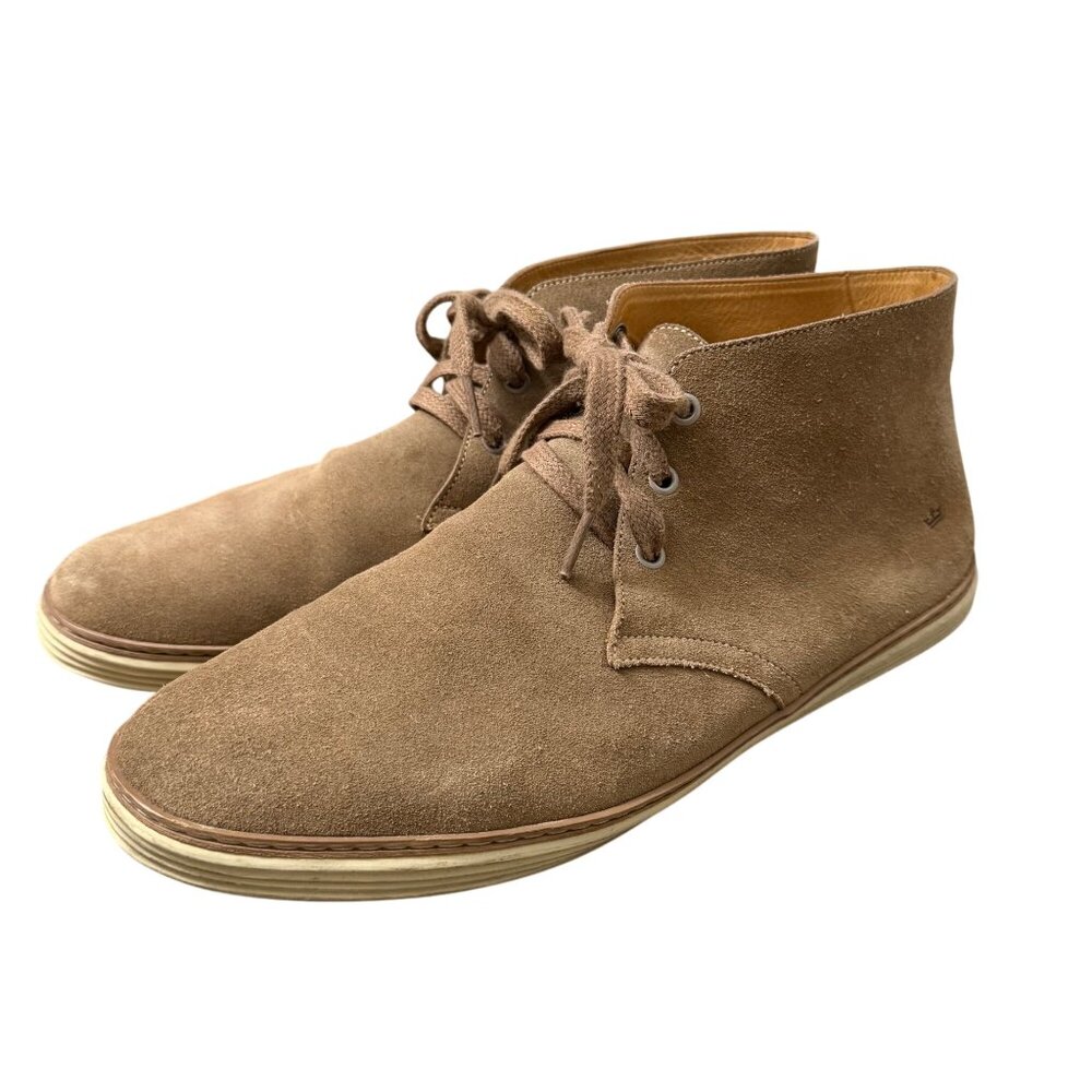 Peter Millar Crown Tan Suede Leather Chukka Desert Boots Mens Size 13